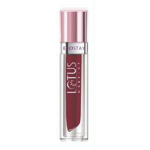 Lotus Make-Up Ecostay Matte Lip Lacquer - Wine Velvet (4 Gm) - Distacart