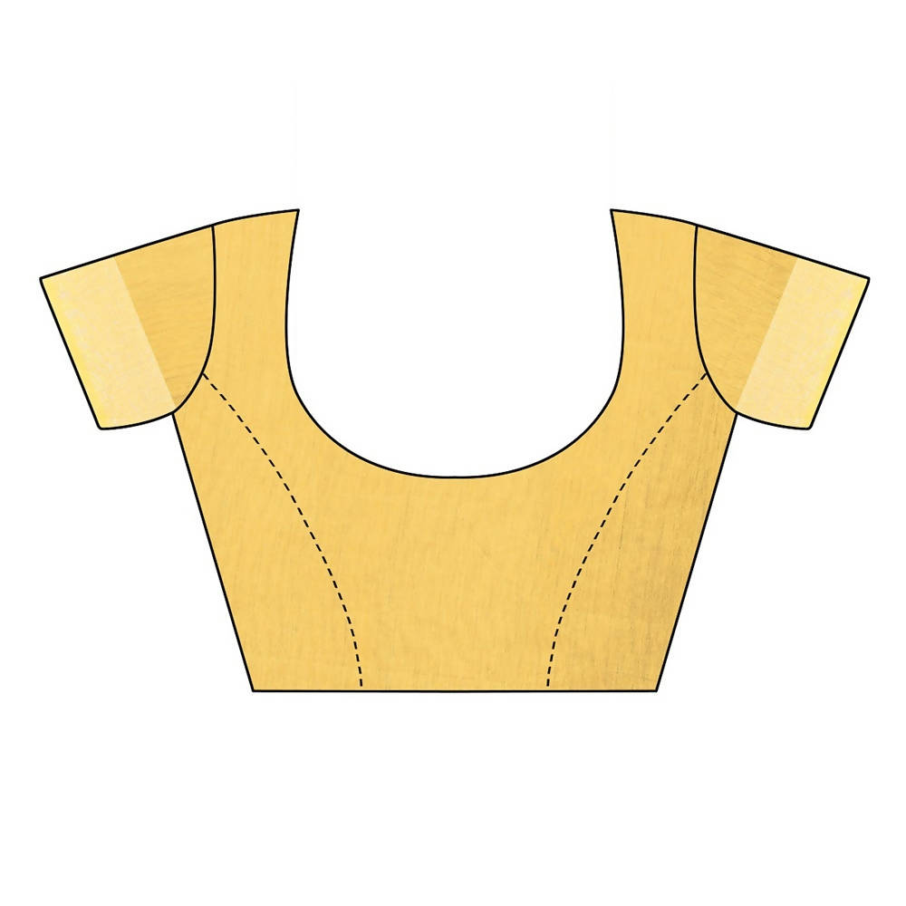 Vamika Yellow Linen Zari Border Saree