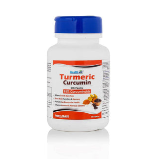 Healthvit Ultra-Pure Turmeric Curcumin Capsules - Distacart