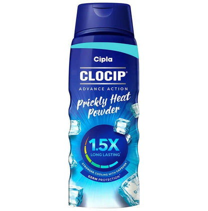 Cipla Clocip Advance Action Prickly Heat Powder - Distacart