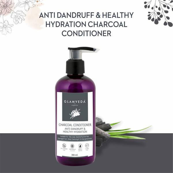 Glamveda Charcoal Conditioner Anti Dandruff & Healthy Hydration