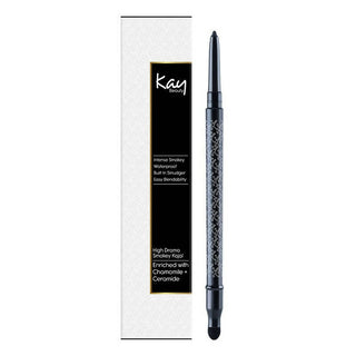 Kay Beauty Waterproof Smokey Kajal with Smudger - Raven Hue - Distacart