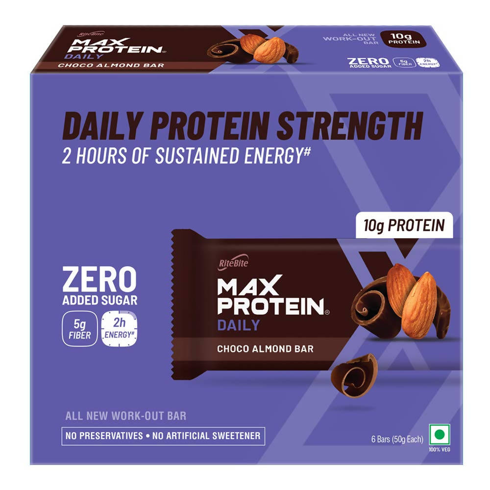 RiteBite Max Protein Ultimate Choco Almond Bar - Distacart