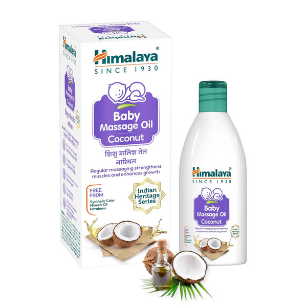 Himalaya Herbals Baby Massage Oil - Coconut - Distacart