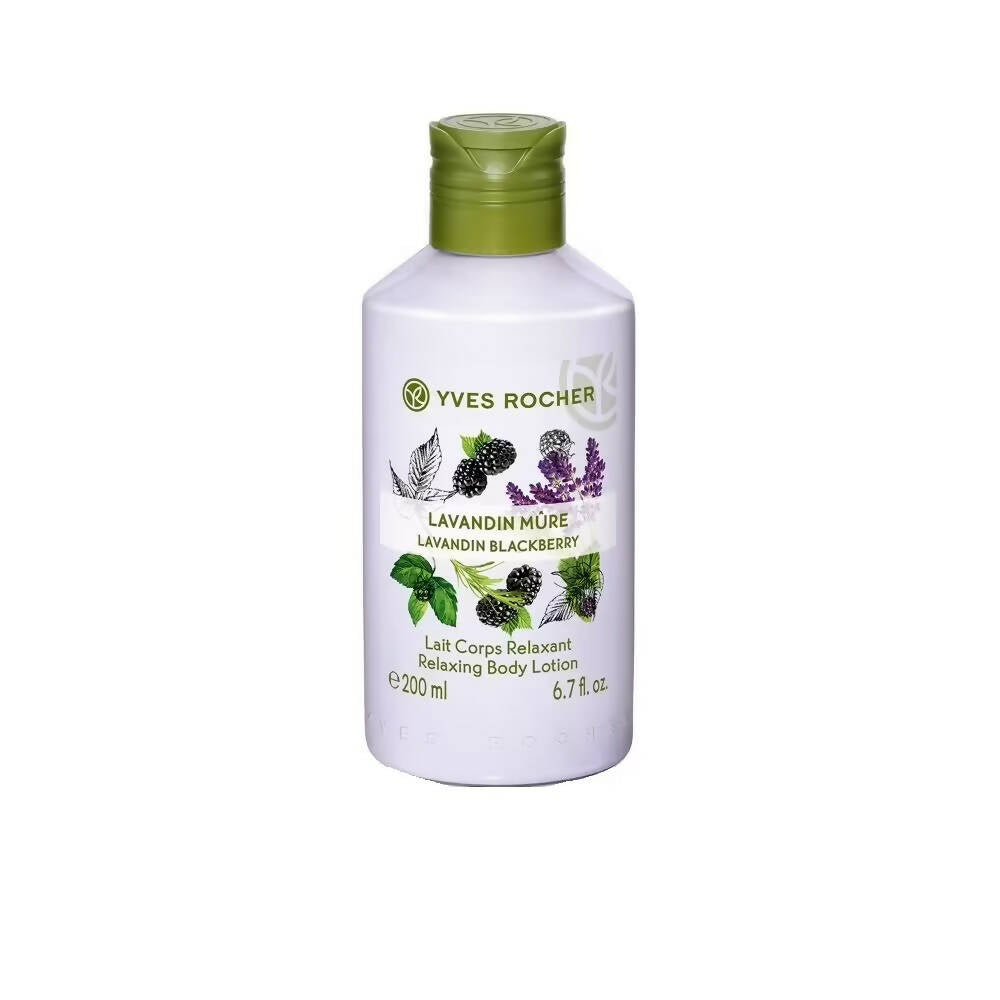 Yves Rocher Relaxing Body Lotion-Lavandin Blackberry - Distacart
