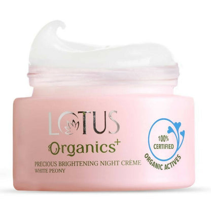 Lotus Organics+ Precious Brightening Night Cream - Distacart