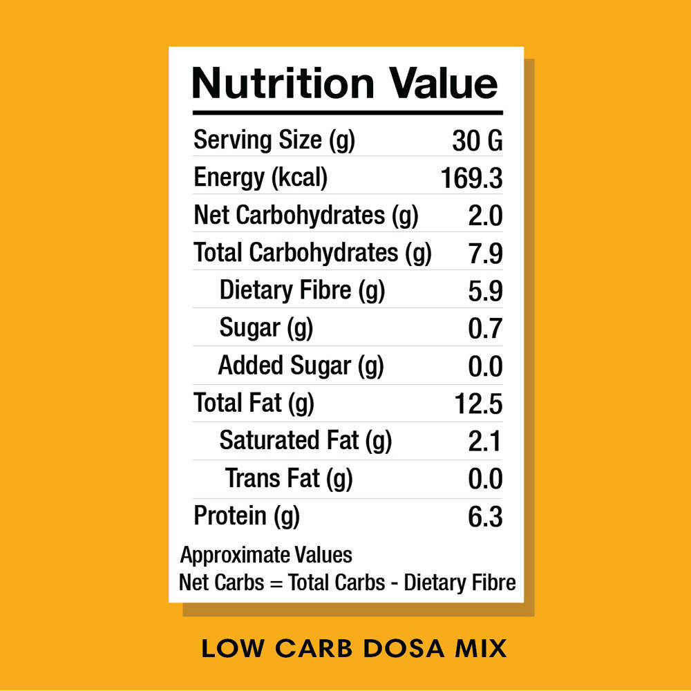 Lo Low Carb Dosa Mix