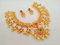 Thumbnail for Multicolor Guttapusalu Necklace Set