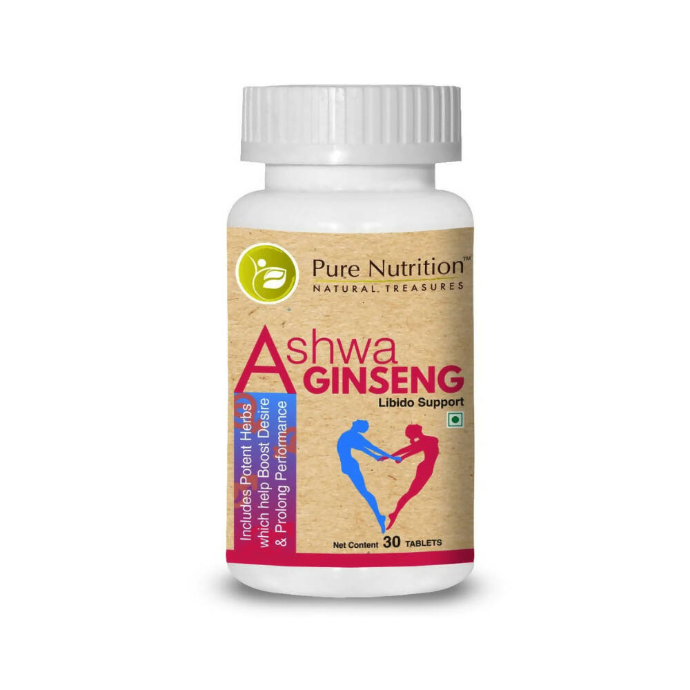 Pure Nutrition Ashwa Ginseng Tablets - Distacart