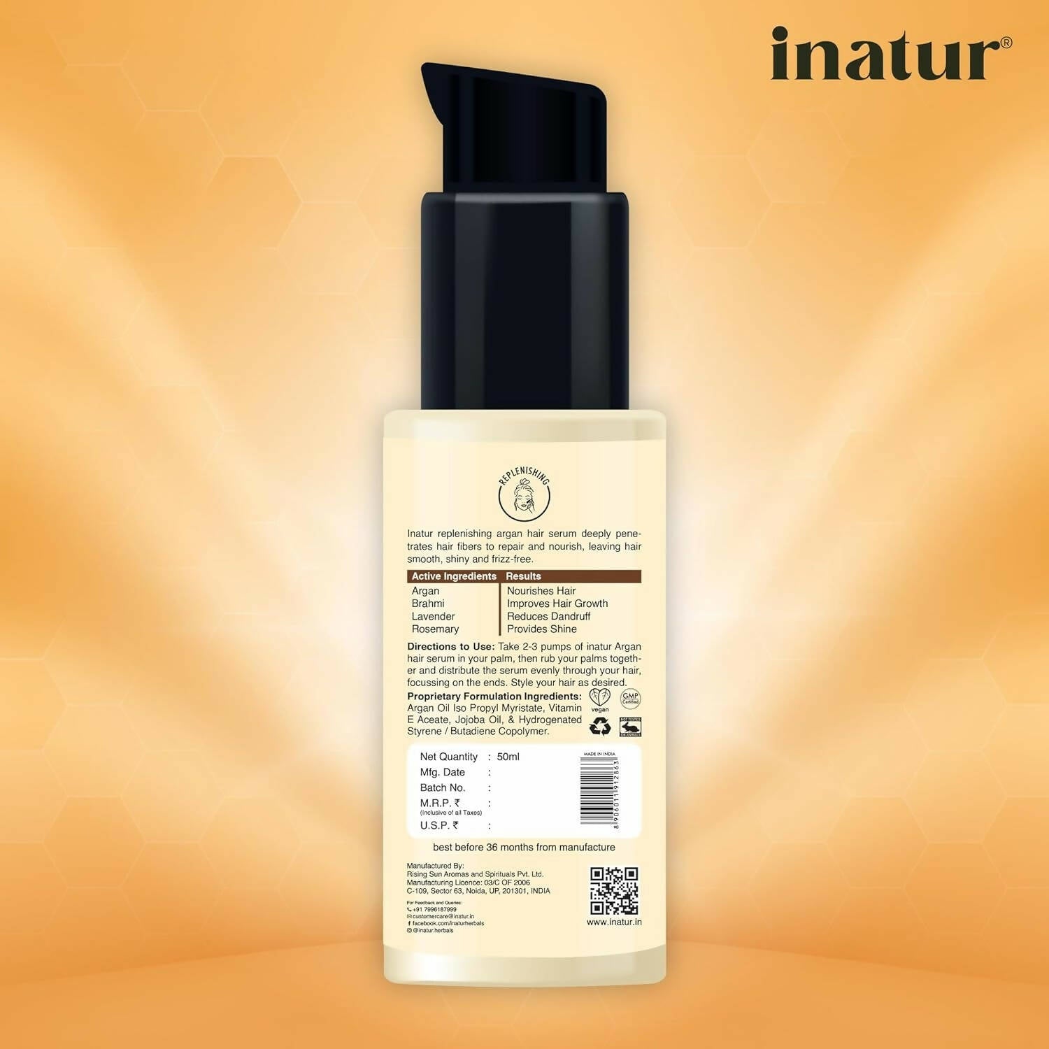 Inatur Argan Hair Serum - Distacart