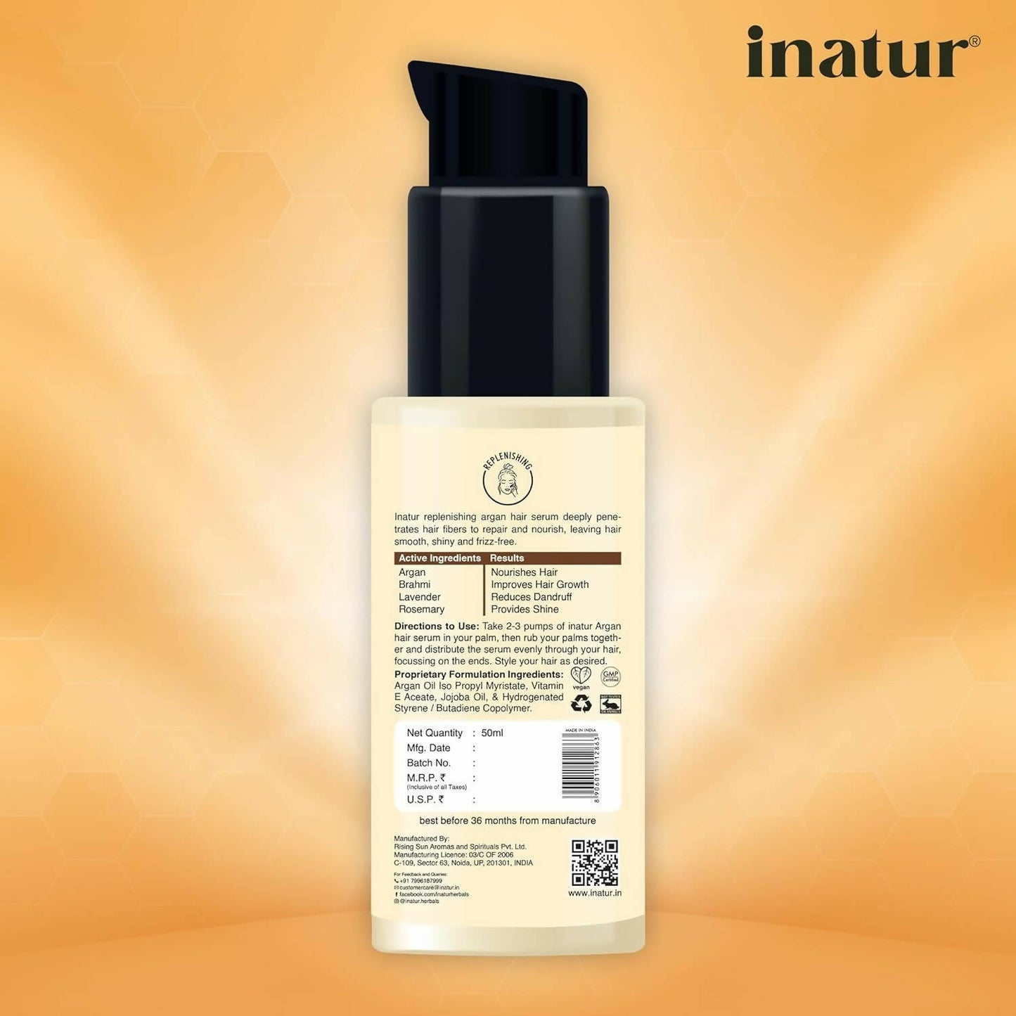 Inatur Argan Hair Serum - Distacart