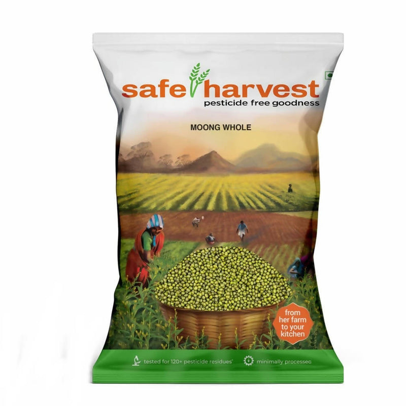 Safe Harvest Moong Whole - Distacart