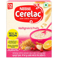 Thumbnail for Nestle Cerelac Baby Cereal with Milk, Multigrain & Fruits 12 Months