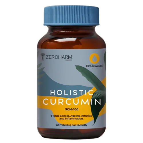 Zeroharm Holistic Curcumin with Piperine Tablets - Distacart