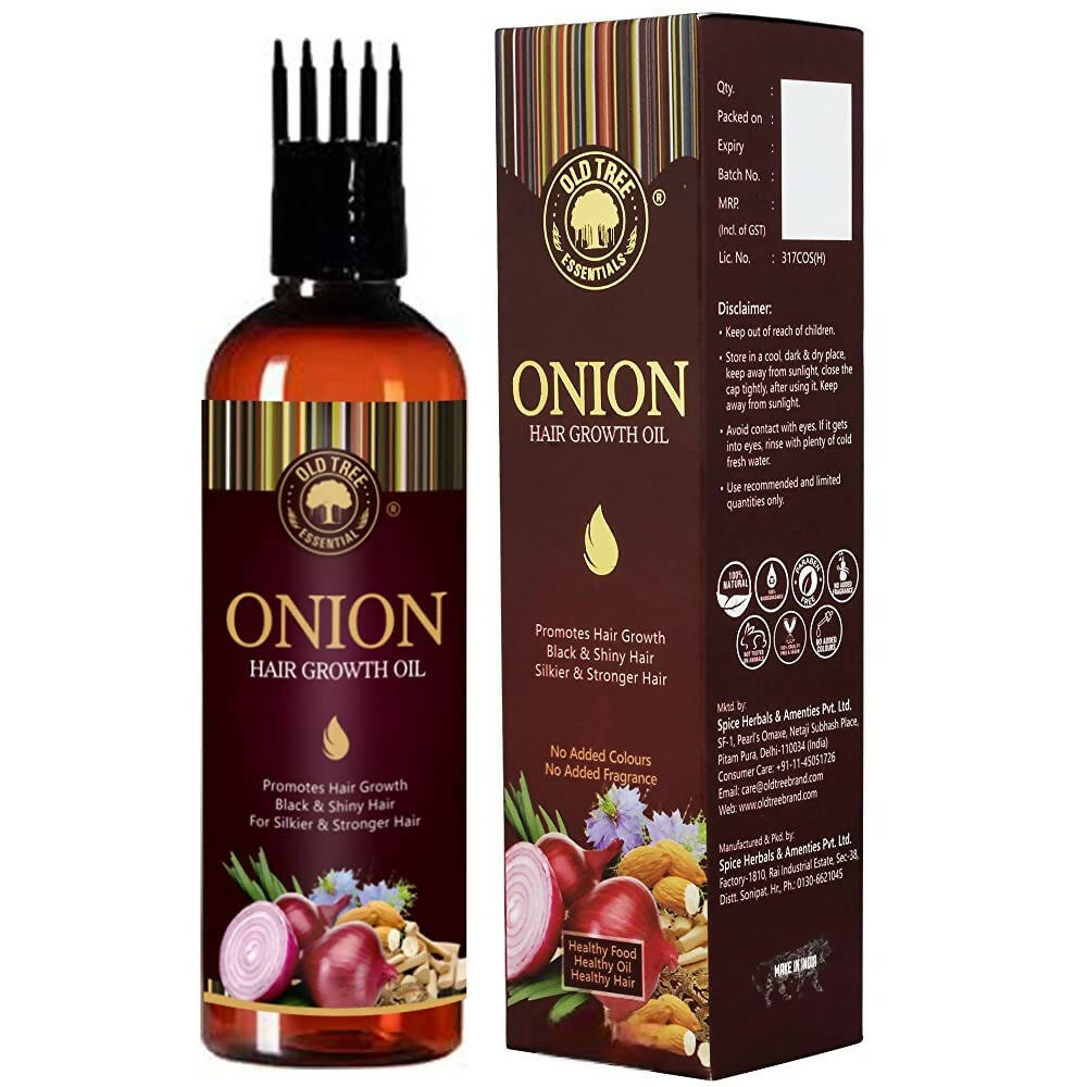 Old Tree Pure & Natural Onion Hair Oil - Distacart