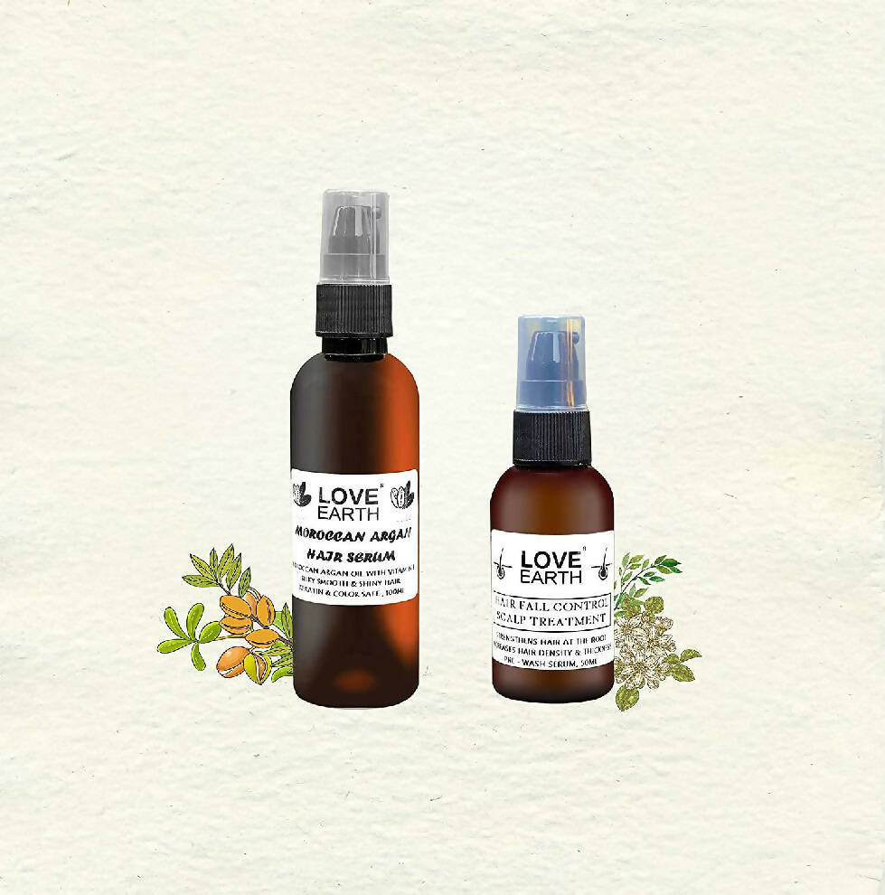 Love Earth Hair Serum Combo - Distacart