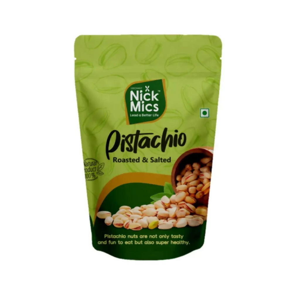 Nickmics Roasted & Salted Pistachio - Distacart