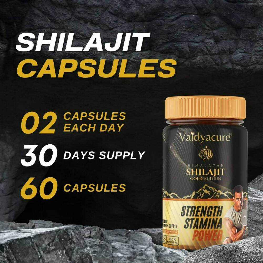 Vaidyacure Himalayan Sj Capsules - Distacart