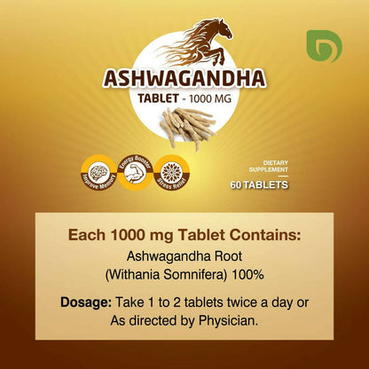 Dwibhashi Ashwagandha Tablets - Distacart