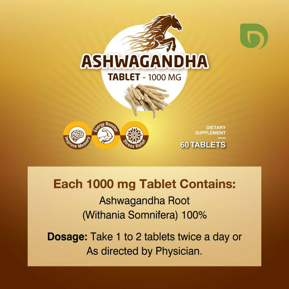 Dwibhashi Ashwagandha Tablets - Distacart