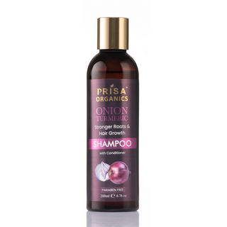 Prisa Organics Onion & Turmeric Shampoo - Distacart