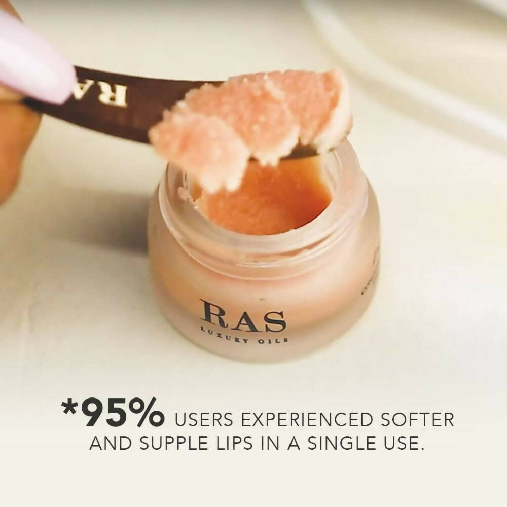 Ras Luxury Oils Lush Lips Conditioning & Brightening Lip Scrub - Distacart