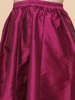 Thumbnail for Girls Printed Ready To Wear Lehenga & Kurta for Kids - Bhama - Distacart