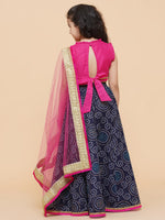 Thumbnail for Girls Ready to Wear Lehenga & Blouse With Dupatta for Kids - Bhama - Distacart