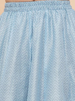 Thumbnail for Girls Printed Ready to Wear Lehenga & Blouse for Kids - Bhama - Distacart