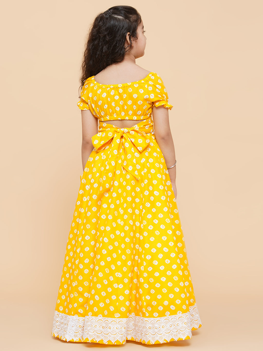 Girls Printed Ready to Wear Lehenga & Blouse for Kids - Bhama - Distacart