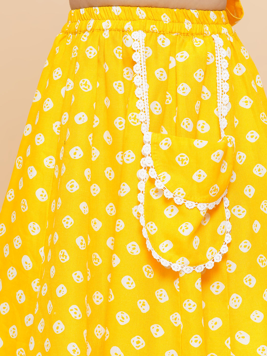 Girls Printed Ready to Wear Lehenga & Blouse for Kids - Bhama - Distacart