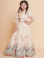 Thumbnail for Girls Ready to Wear Lehenga & Choli for Kids - Bhama - Distacart