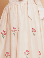 Thumbnail for Girls Ready to Wear Lehenga & Choli for Kids - Bhama - Distacart