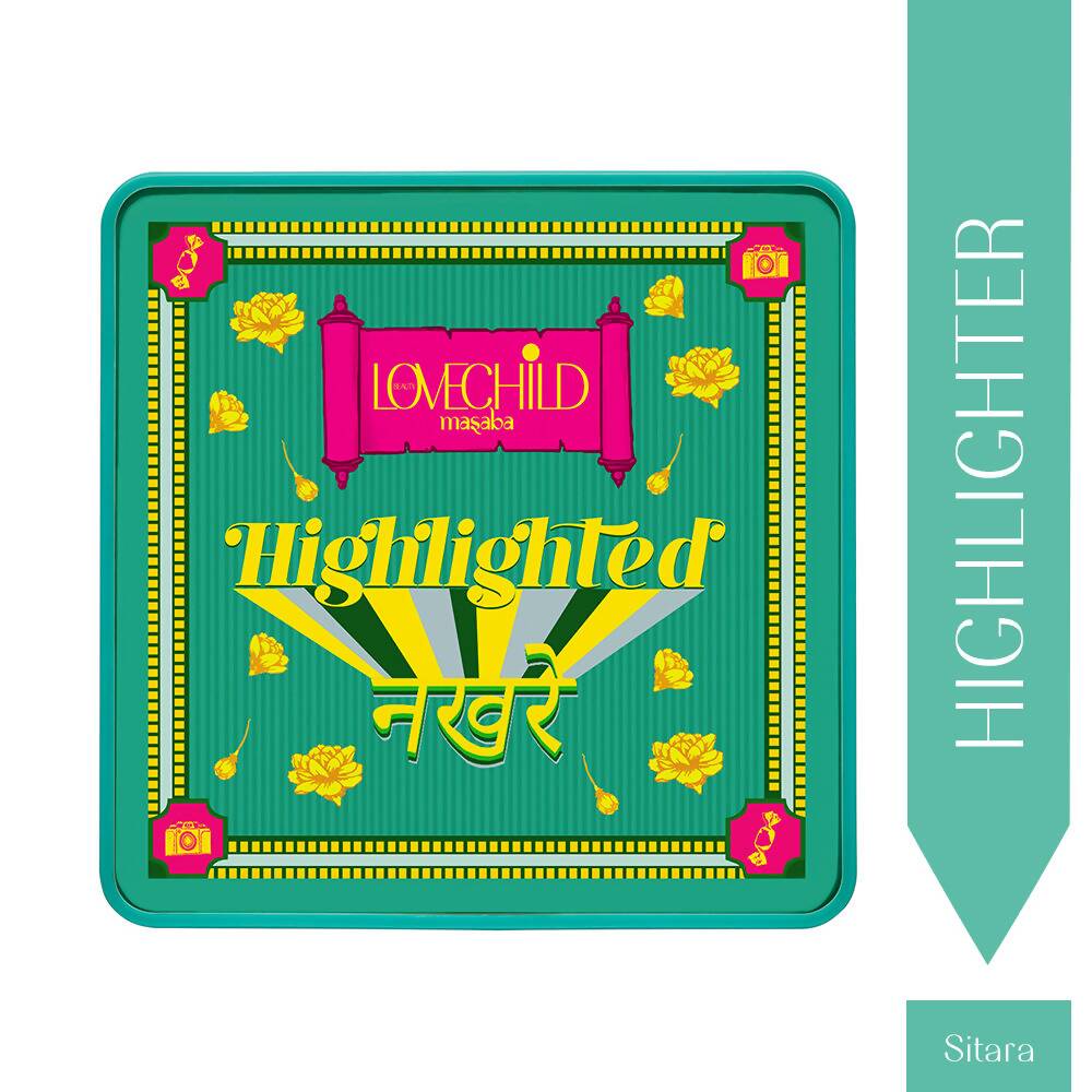 LoveChild By Masaba Gupta Highlighted Nakhre - Highlighter Palette - 02 Sitara - Distacart