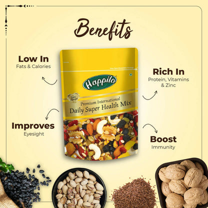 Happilo 100% Premium Daily Super Health Mix Snack - Distacart