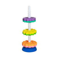 Thumbnail for Sardar Ji Ki Dukan Spinning Tower Toy For Kids | Set Of 6 Multi Color Rings Toy For Toddlers To Improve The Dedication And Imagination (Multi Color) - Distacart