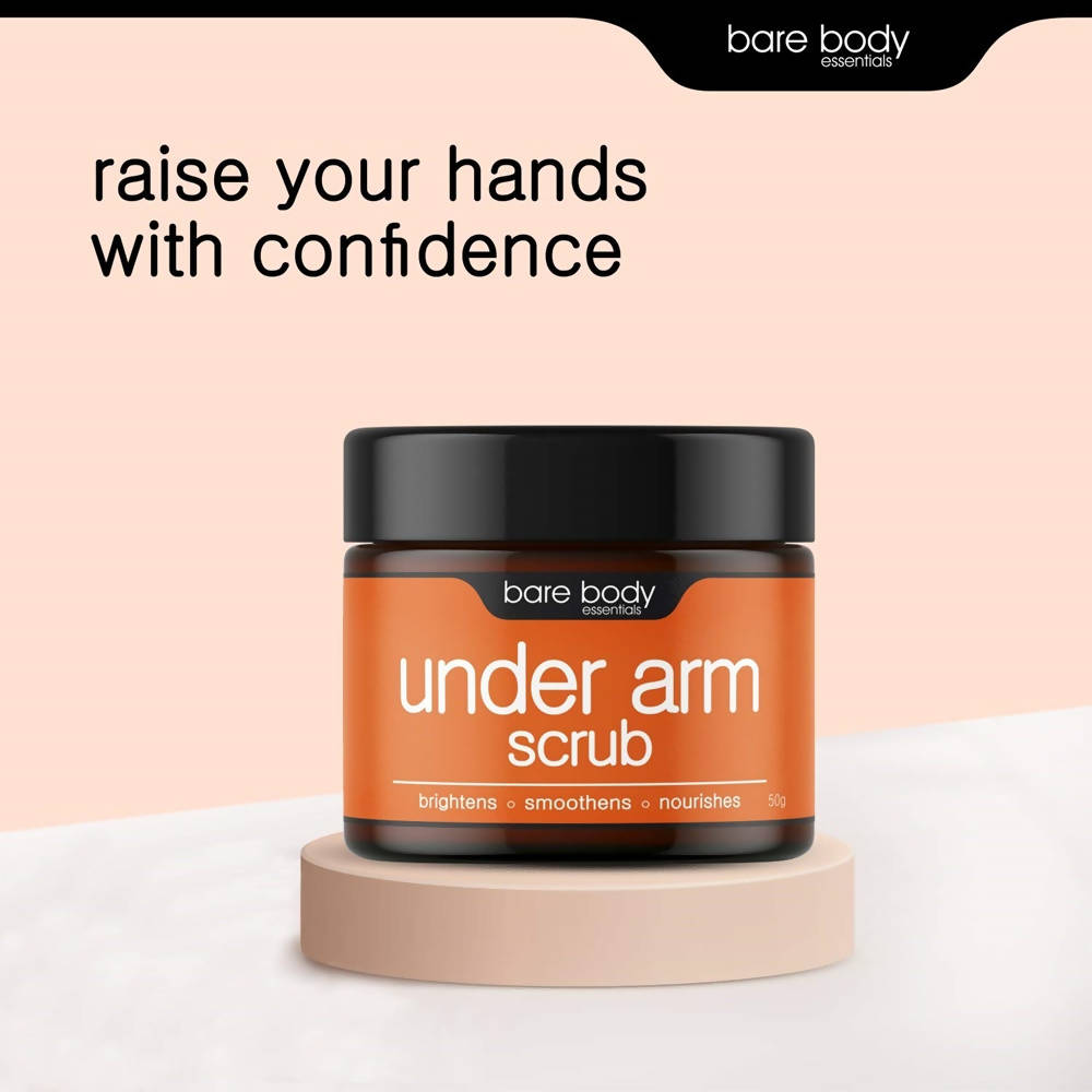 Bare Body Essentials Underarm Scrub usage