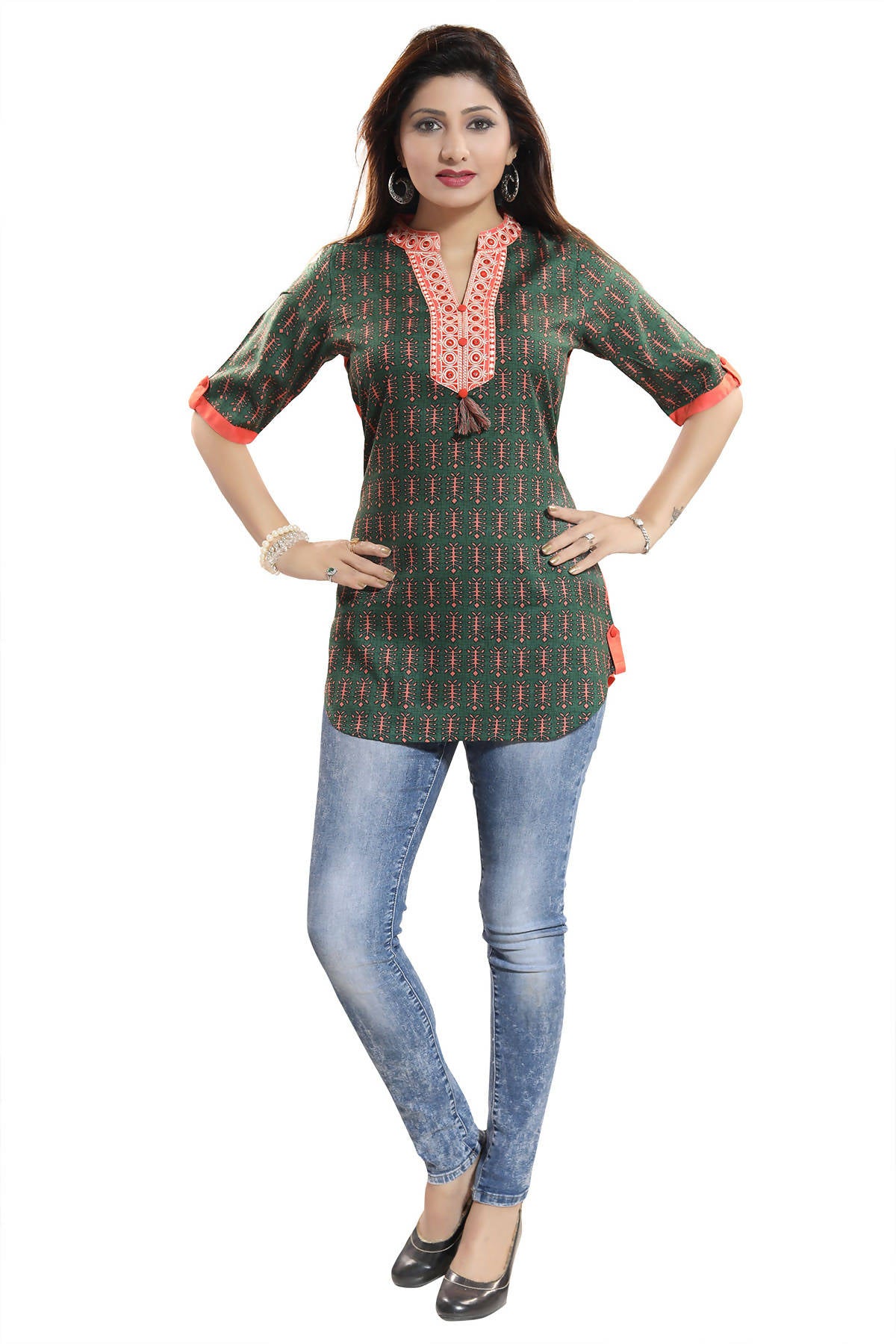 Snehal Creations Short Rayon Kurti - Distacart