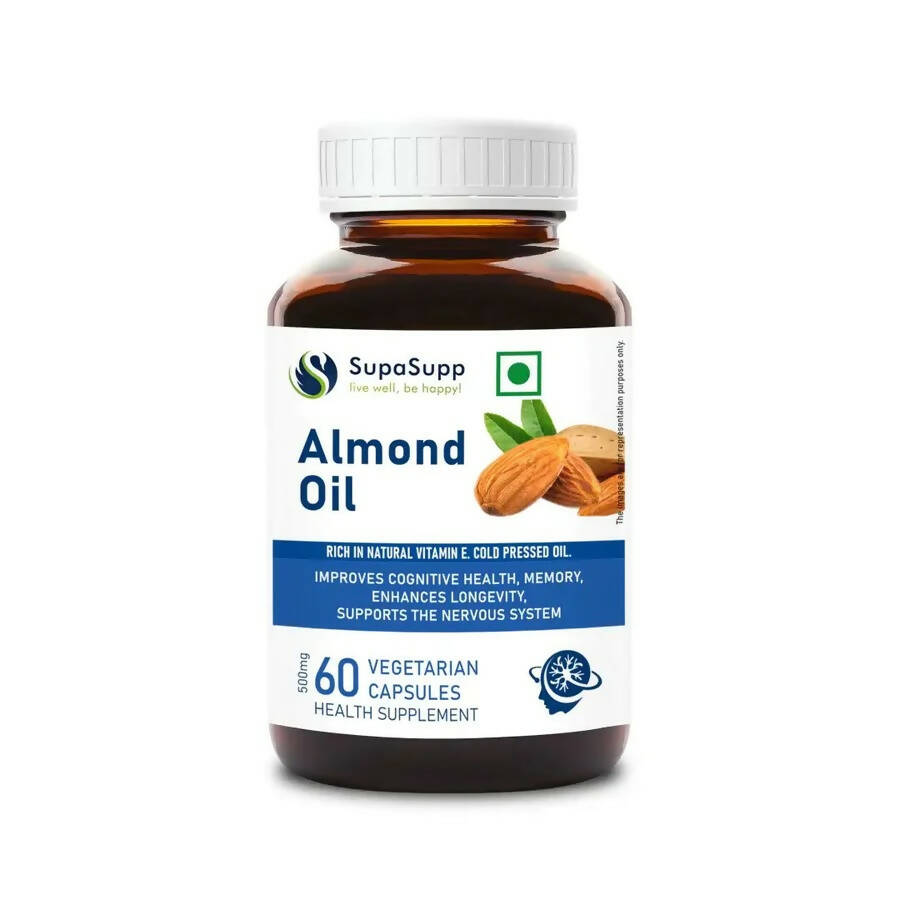 Sri Sri Tattva Supasupp Almond Oil Capsules - Distacart