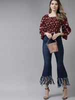 Thumbnail for NOZ2TOZ Women's PRINTED TOP - Distacart