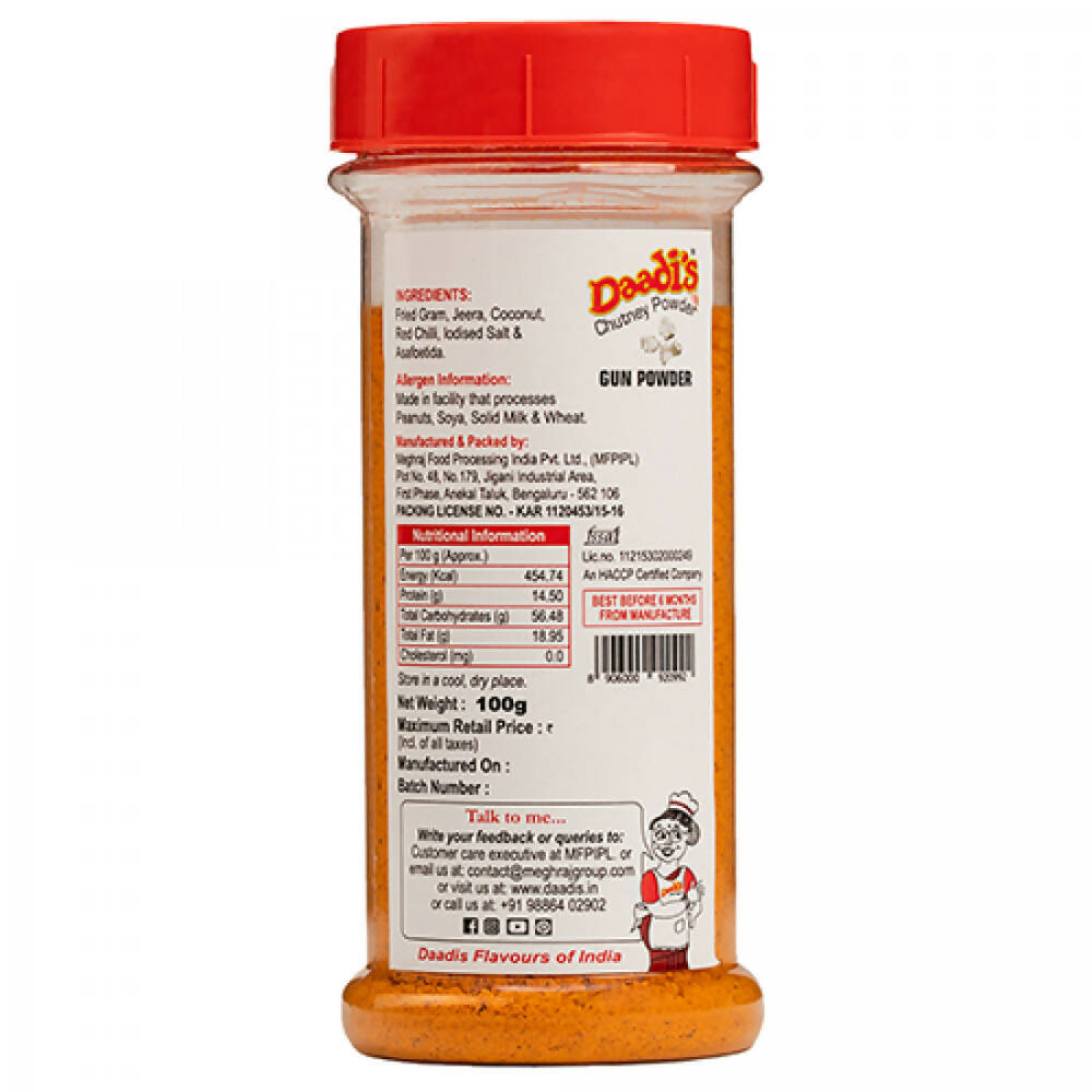 Daadi's Gun Chutney Powder - Distacart