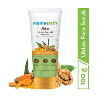 Thumbnail for Mamaearth Ubtan Face Scrub with Turmeric & Walnut for Tan Removal