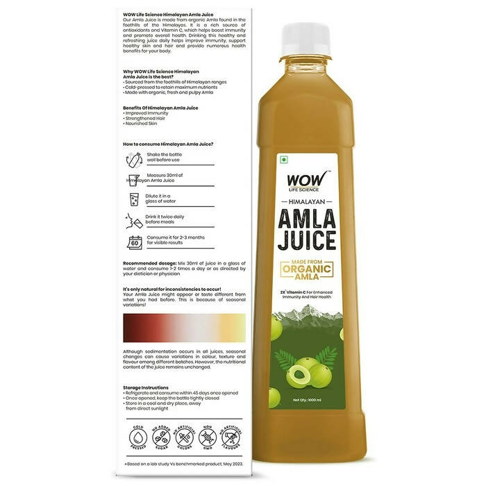 Wow Life Science Himalayan Amla Juice - Distacart