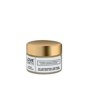 Love Earth Vitamin C & Glutathione Glow Sleeping Mask - Distacart