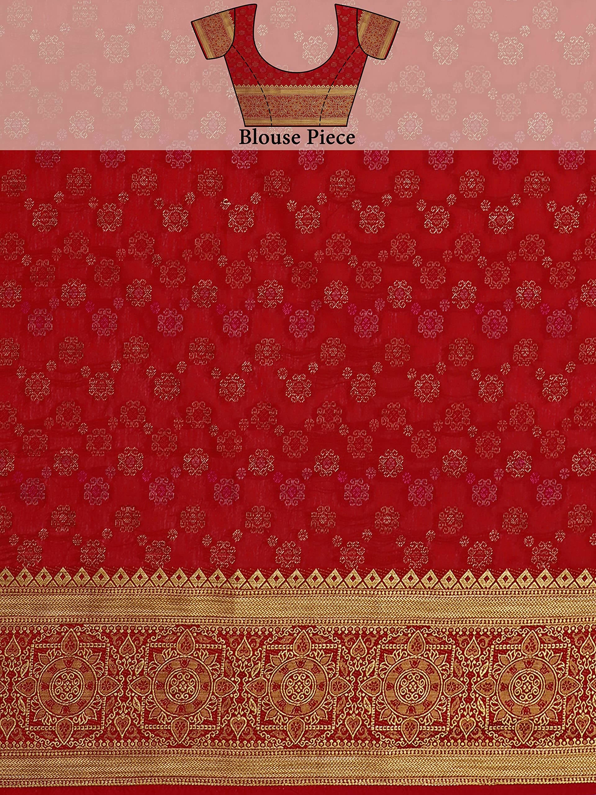 Mimosa Women's Kanjivaram Art Silk Black Saree - Distacart