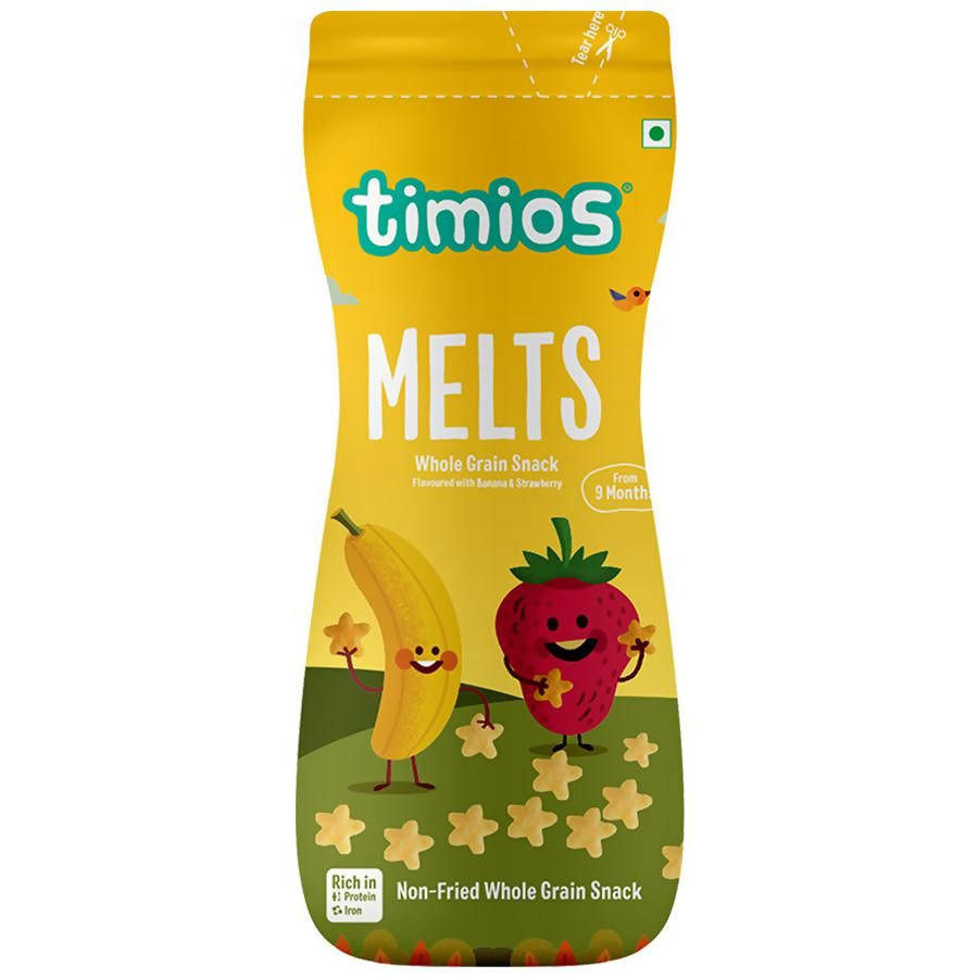 Timios Melts Banana And Strawberry Finger Food For Babies