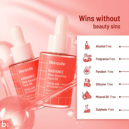 Biocule Radiance Glow Boosting Face Oil - Distacart