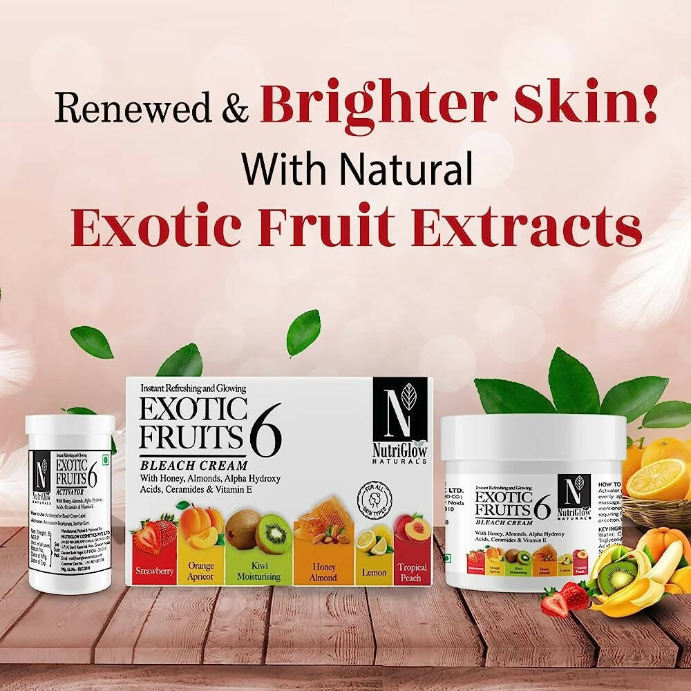 NutriGlow Natural’s Exotic Fruit Bleach Cream - Distacart