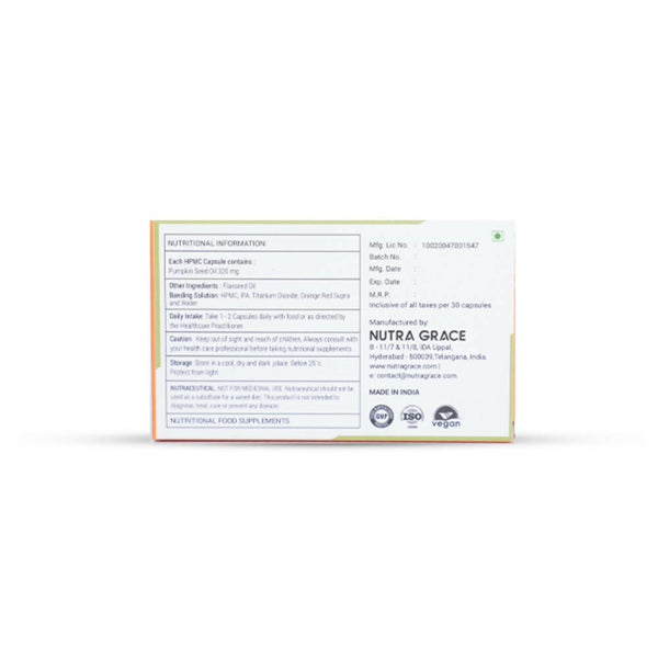 Nutra Grace Pumpkin Seed Oil Capsules - Distacart