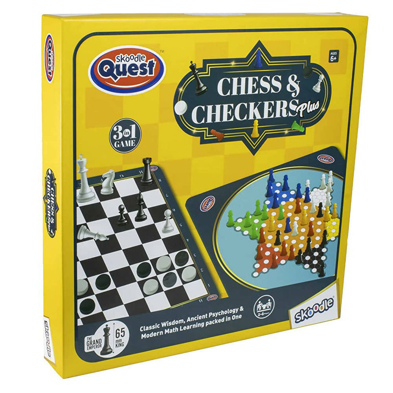 Skoodle Quest Chess &amp; Checkers Plus - Distacart